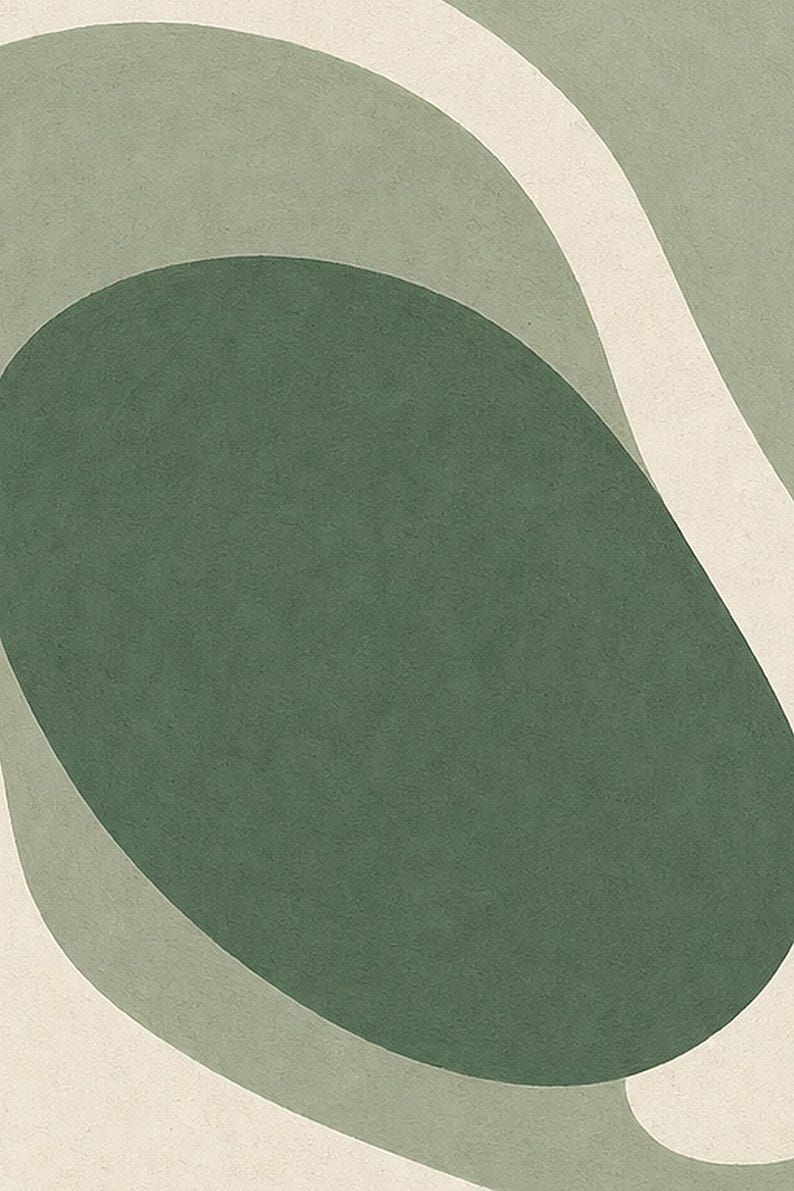 Curvas | Arte abstracto para pared | Póster moderno para galería | Impresión minimalista | Impreso y enviado imagen 3