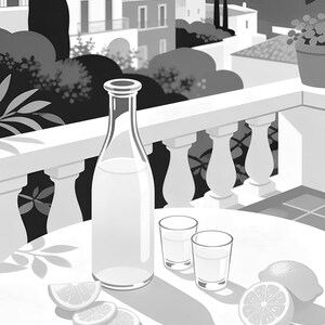 Mediterranean Limoncello Kitchen Print | Dolce Vita Italian Wall Art Print | Dining Room Summer Decor image 17