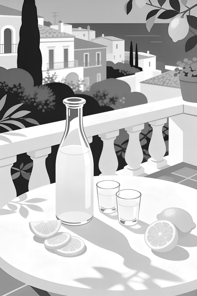 Mediterranean Limoncello Kitchen Print | Dolce Vita Italian Wall Art Print | Dining Room Summer Decor image 17