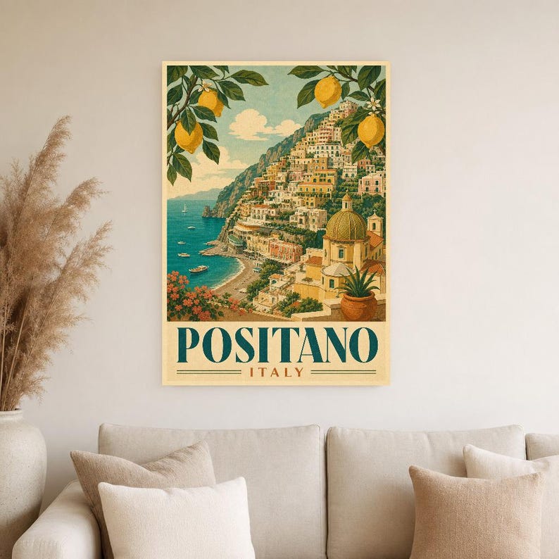 Positano Amalfi Vintage 70s image 4