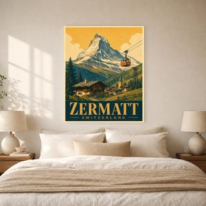 Zermatt Matterhorn Vintage 70S image 6