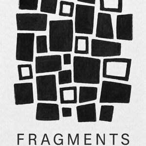 Fragments | Abstract Wall Art | Modern Gallery Poster | Minimalist Print | Printed & Shipped image 10