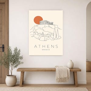 Athens Acropolis Minimalist image 10