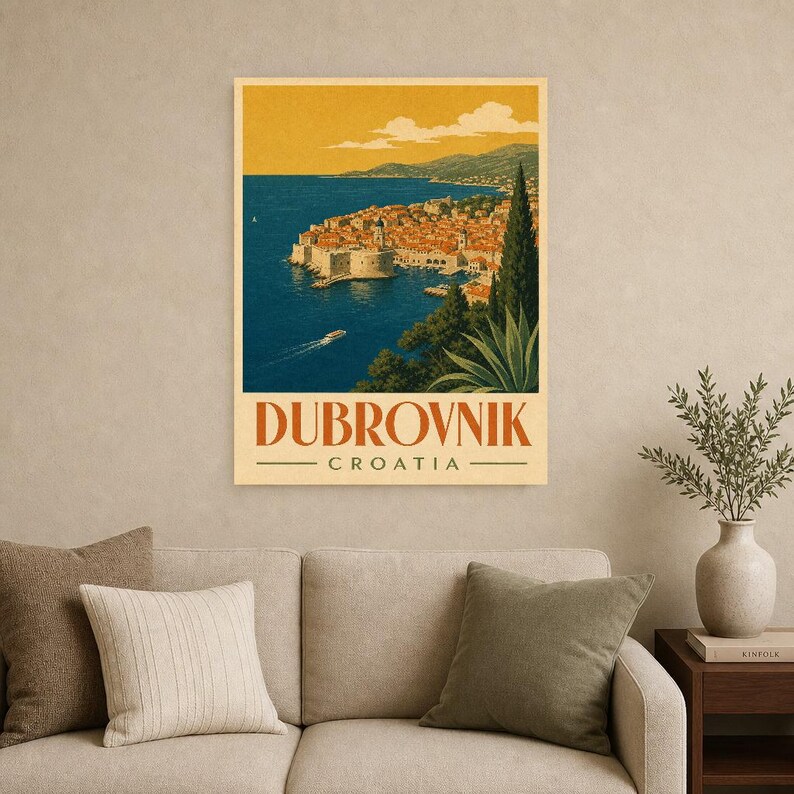 Dubrovnik Walls Vintage 70s image 9