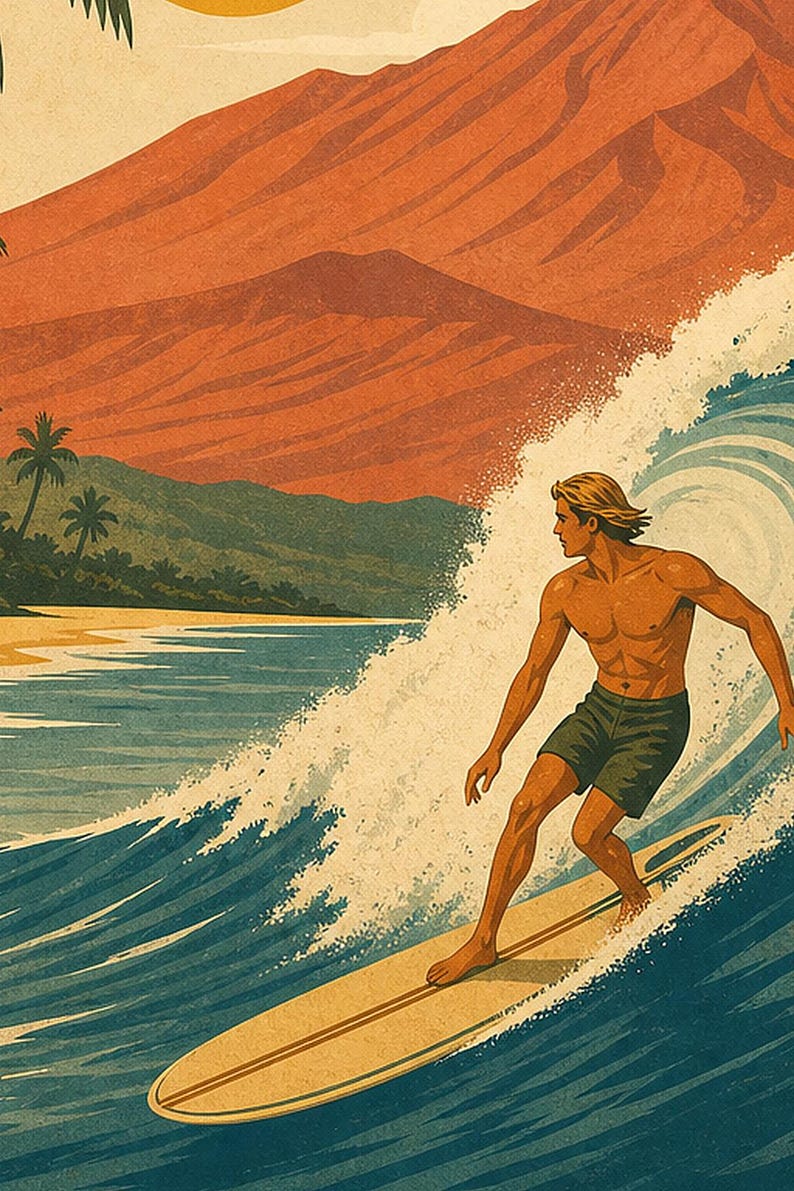 Maui Surf Vintage 70s image 3