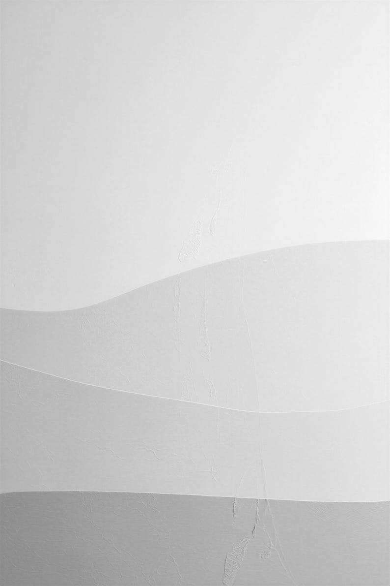 Cream Ecru Minimalist Abstract Wall Art | Soft Dune Texture Poster | Above Sofa Neutral Print image 10