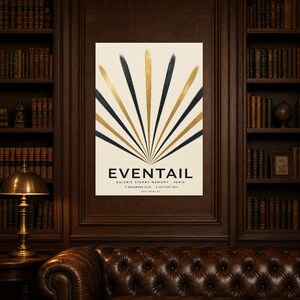 Fan | Abstract Wall Art | Modern Gallery Poster | Minimalist Print | Printed & Shipped image 5