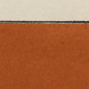 Erdfeld | Abstrakte Wandkunst | Modernes Galerieposter | Minimalistischer Druck in Terrakotta und Schwarz | Gedruckt & Versand Bild 3