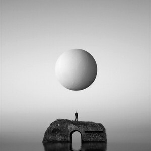 Surreal Dreamscape Wall Art Print | Floating Landscape Poster | Otherworldly Pastel Escapism Print image 10