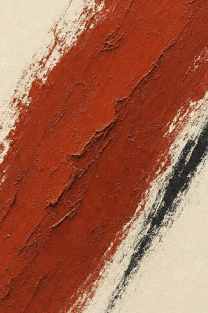 Brick | Abstract Wall Art | Modern Gallery Poster | Minimalist Print | Printed & Shipped image 3