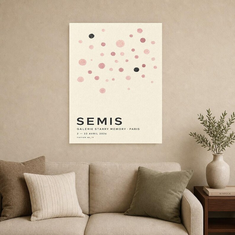 Sowing | Abstract Wall Art | Modern Gallery Poster | Minimalist Print | Printed & Shipped image 9