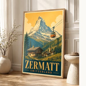 Zermatt Matterhorn Vintage 70S image 1