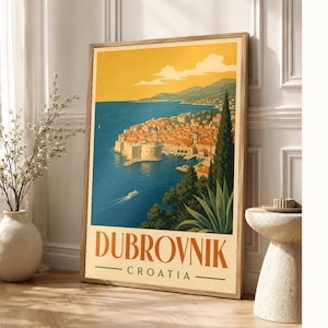 Dubrovnik Walls Vintage 70s image 1