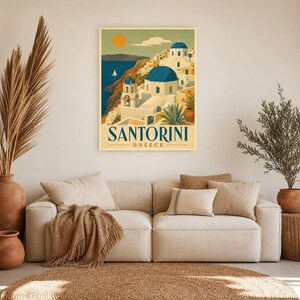 Santorini Domes Vintage 70s image 7