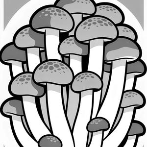 Mushroom Kitchen Wall Art Print | Retro Bistro Food Poster | Maximalist Cottagecore Kitchen Print | Dining Decor image 17