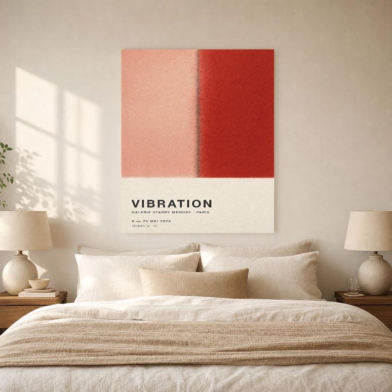 Vibration | Abstract Wall Art | Modern Gallery Poster | Minimalist Print | Printed & Shipped image 6