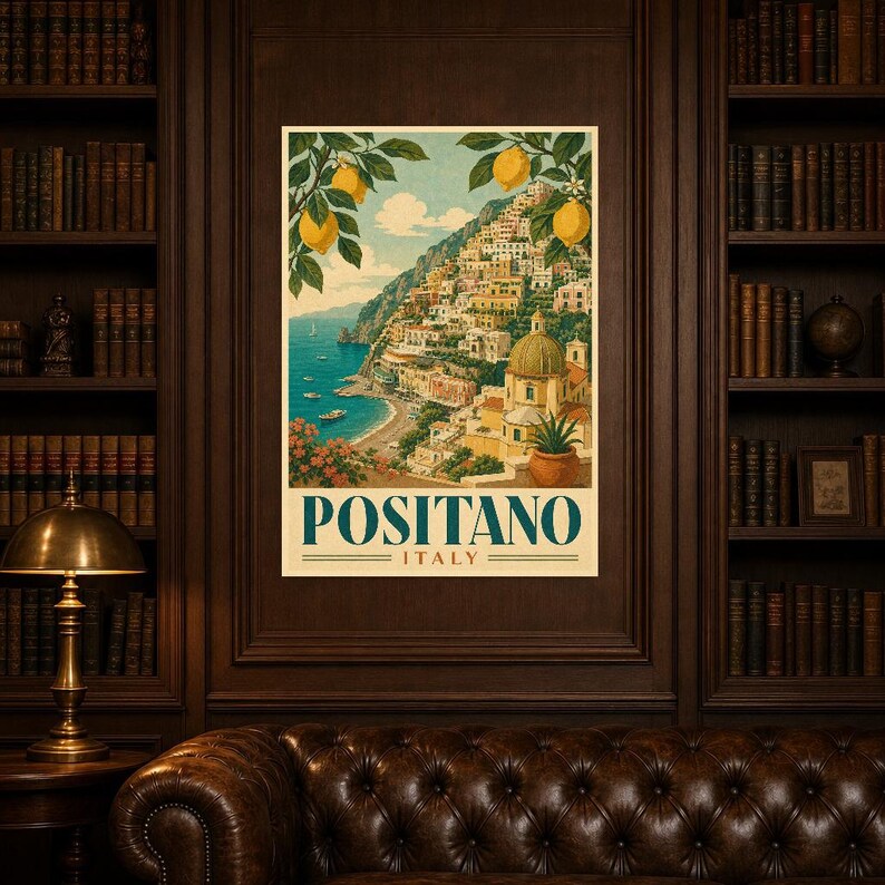 Positano Amalfi Vintage 70s image 5