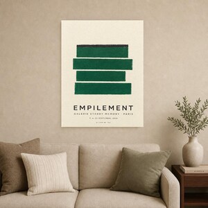 Stacking | Abstract Wall Art | Modern Gallery Poster | Minimalist Print | Printed & Shipped image 9