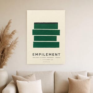 Stacking | Abstract Wall Art | Modern Gallery Poster | Minimalist Print | Printed & Shipped image 4