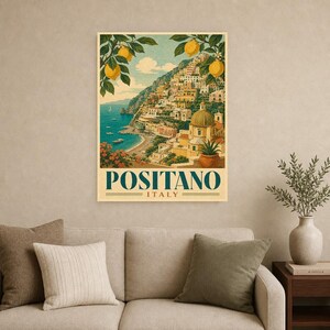 Positano Amalfi Vintage 70s image 9