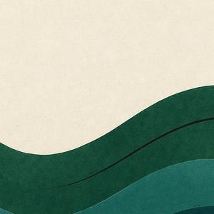 Waves | Abstract Wall Art | Modern Gallery Poster | Minimalist Print | Printed & Shipped image 3