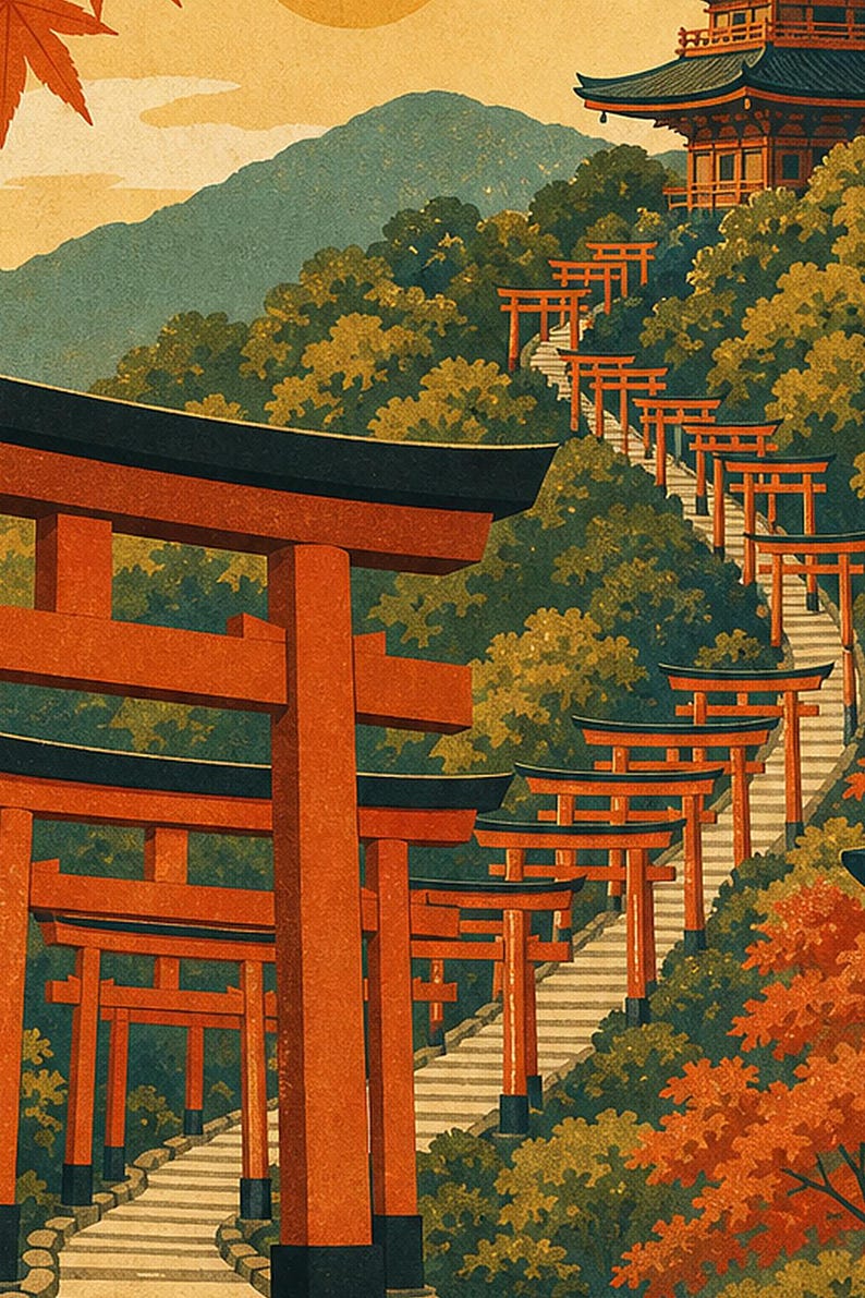 Kioto Torii Vintage 70S imagen 3