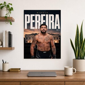 Alex Pereira Poster | UFC White House Fight Night 2026 | MMA Wall Art Print | Heavyweight Champion Decor image 8