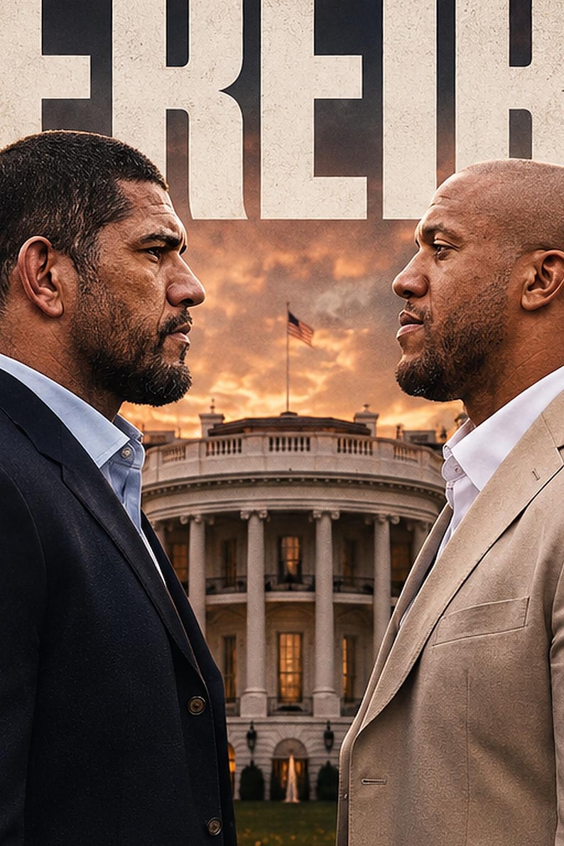 Póster Gane vs Pereira | Noche de pelea en la Casa Blanca de UFC 2026 | Impresión de arte de pared cara a cara de MMA ? Decoración de lucha imagen 3