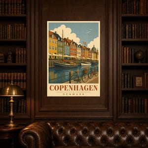 Copenhagen Nyhavn Mid Century image 5