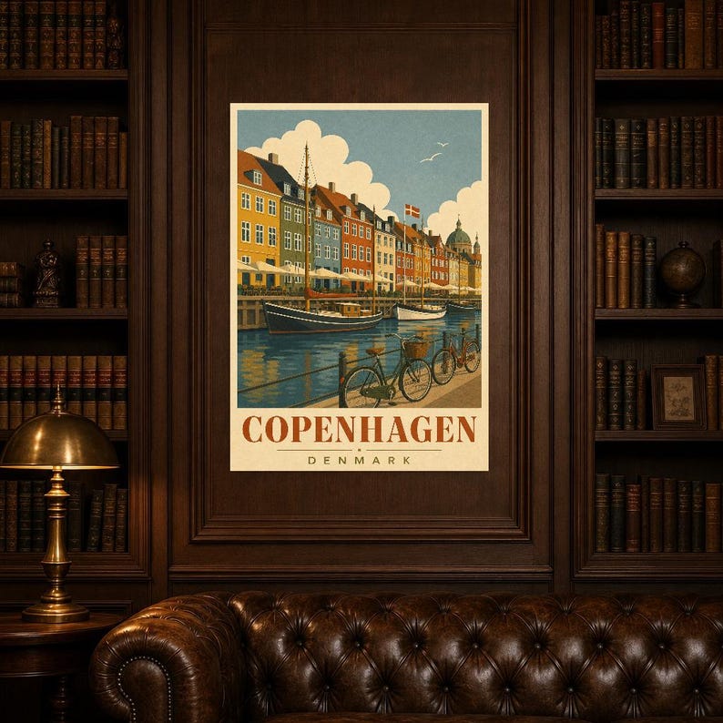 Copenhagen Nyhavn Mid Century image 5