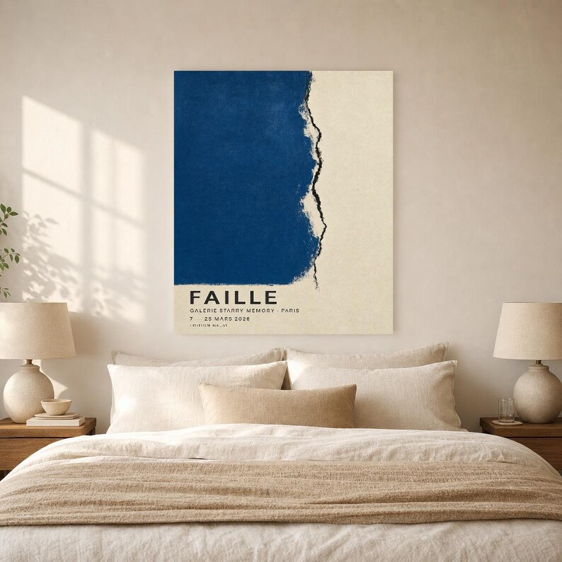Rift | Abstract Wall Art | Modern Gallery Poster | Minimalist Print | Printed & Shipped image 6