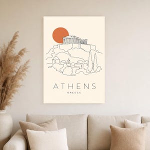 Athens Acropolis Minimalist image 4
