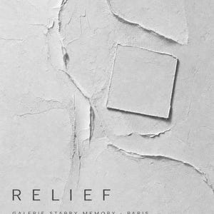Relief | Abstract Wall Art | Modern Gallery Poster | Beige Textured Minimalist Print | Printed & Shipped image 10