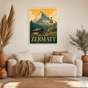 Zermatt Matterhorn Vintage 70S image 7
