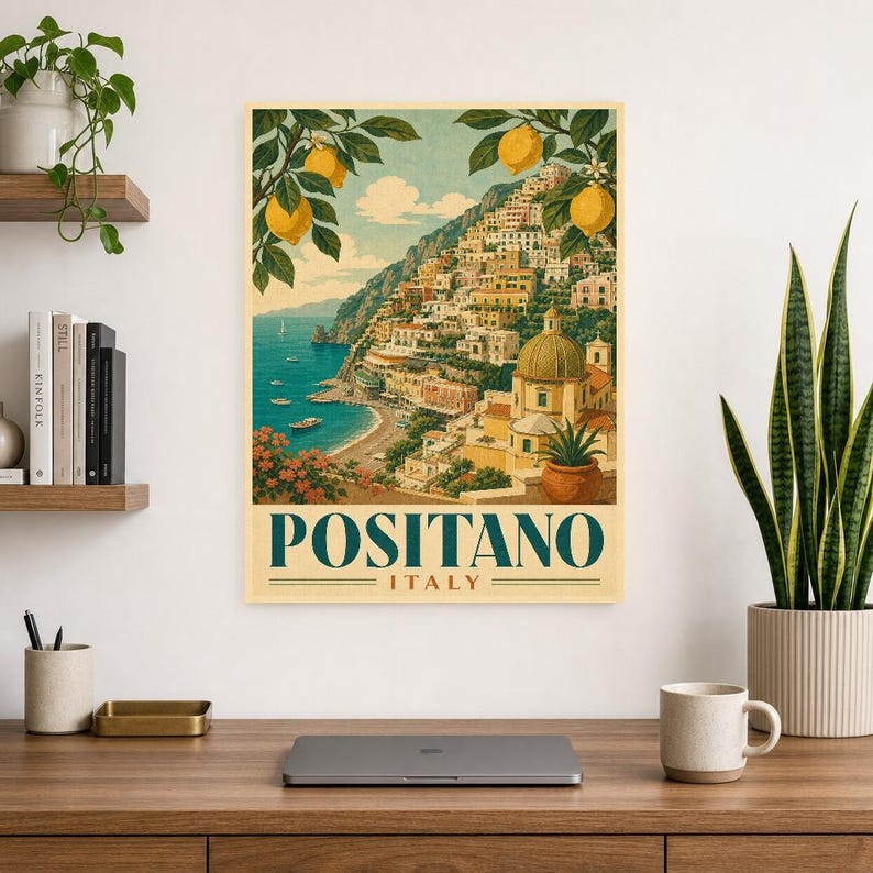 Positano Amalfi Vintage 70s image 8