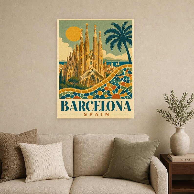 Barcelona Gaudi Vintage image 9