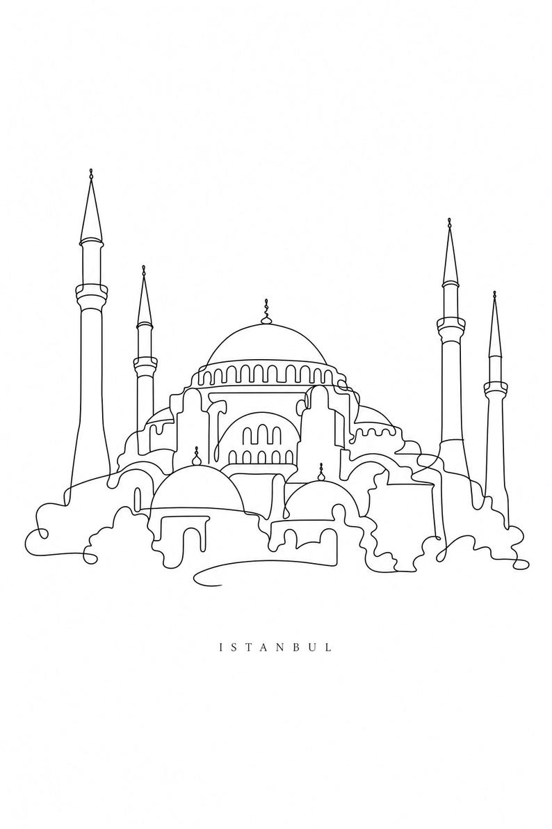Línea minimalista de Estambul imagen 10