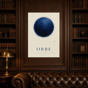 Orb | Abstract Wall Art | Modern Gallery Poster | Minimalist Print | Printed & Shipped image 5