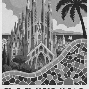 Barcelona Gaudi Vintage image 10
