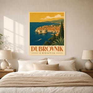 Dubrovnik Walls Vintage 70s image 6
