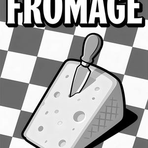 Kaas keuken kunst aan de muur print | Retro Bistro Voedselposter | Maximalistische Franse keukenprint | Eetkamerdecoratie afbeelding 17