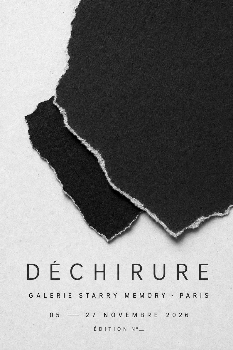 Träne | Abstrakte Wandkunst | Modernes Galerieposter | Minimalistischer Druck in Purpur und Schwarz | Gedruckt & Versand Bild 10