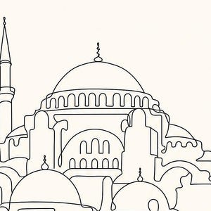 Línea minimalista de Estambul imagen 3