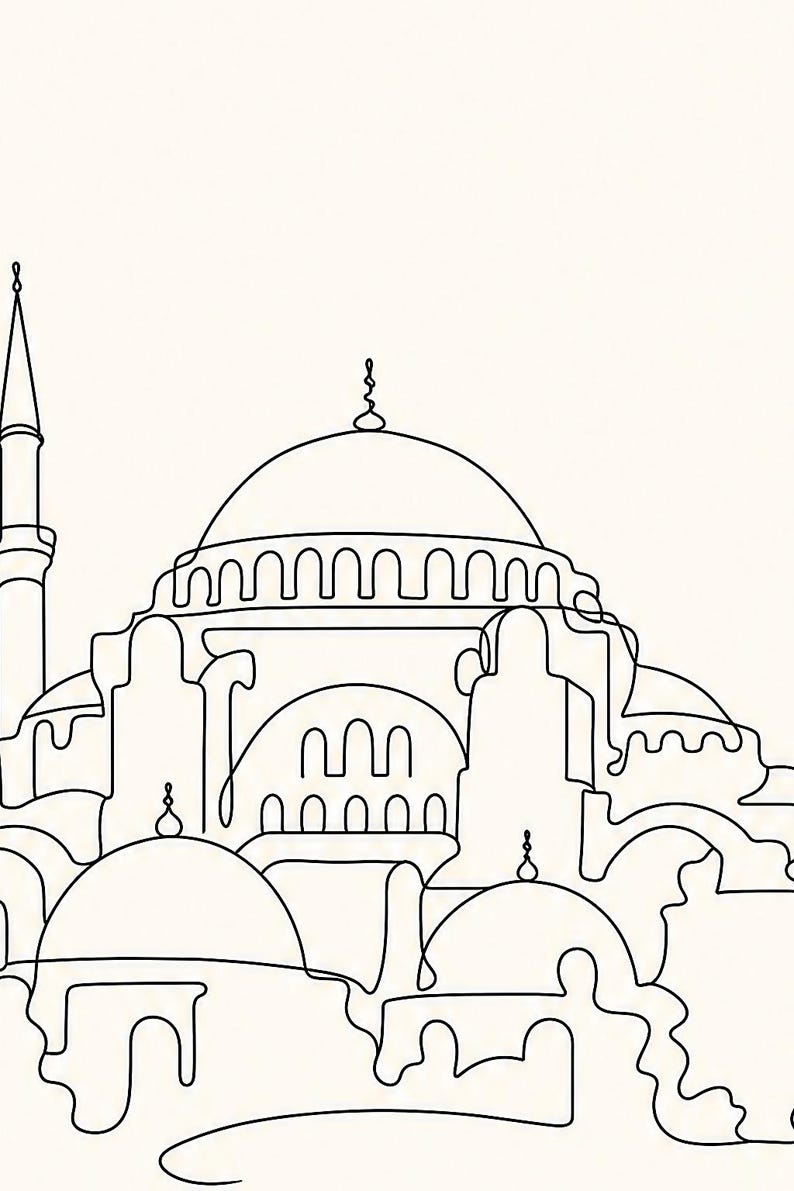 Línea minimalista de Estambul imagen 3