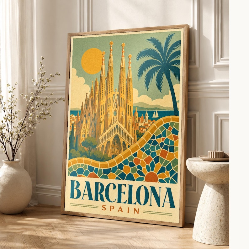 Barcelona Gaudi Vintage image 1