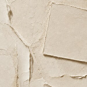 Relief | Abstract Wall Art | Modern Gallery Poster | Beige Textured Minimalist Print | Printed & Shipped image 3