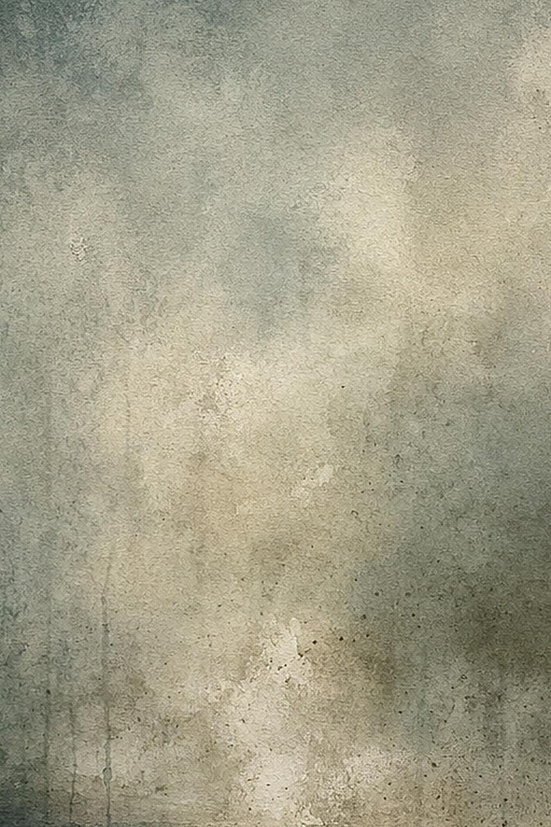 Dark Green Abstract Wall Art Print | Large Statement Color Field Print | Forest Impasto Textured Poster | Moody Wabi-Sabi Office Decor image 3