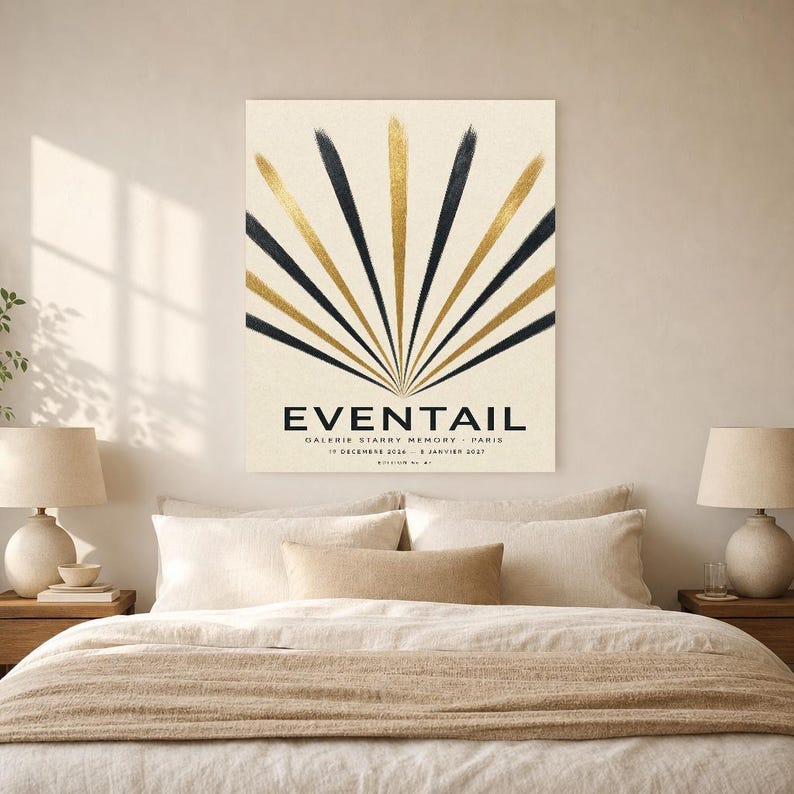 Fan | Abstract Wall Art | Modern Gallery Poster | Minimalist Print | Printed & Shipped image 6