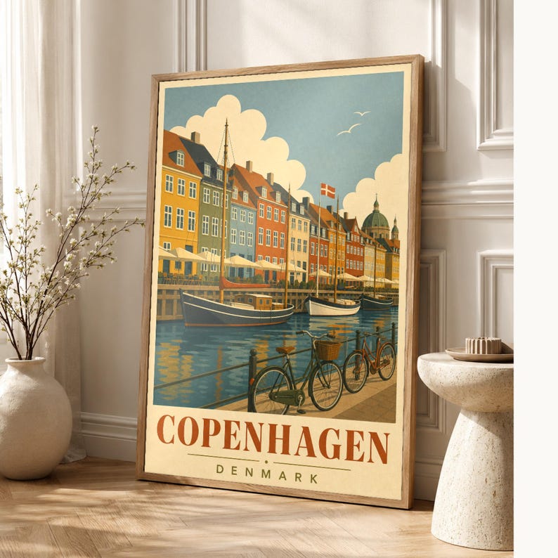 Copenhagen Nyhavn Mid Century image 1
