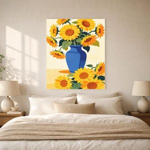 Mediterrane zonnebloemkeukenprint | Dolce Vita Italiaanse Wall Art Print | Eetkamer zomerdecor afbeelding 9